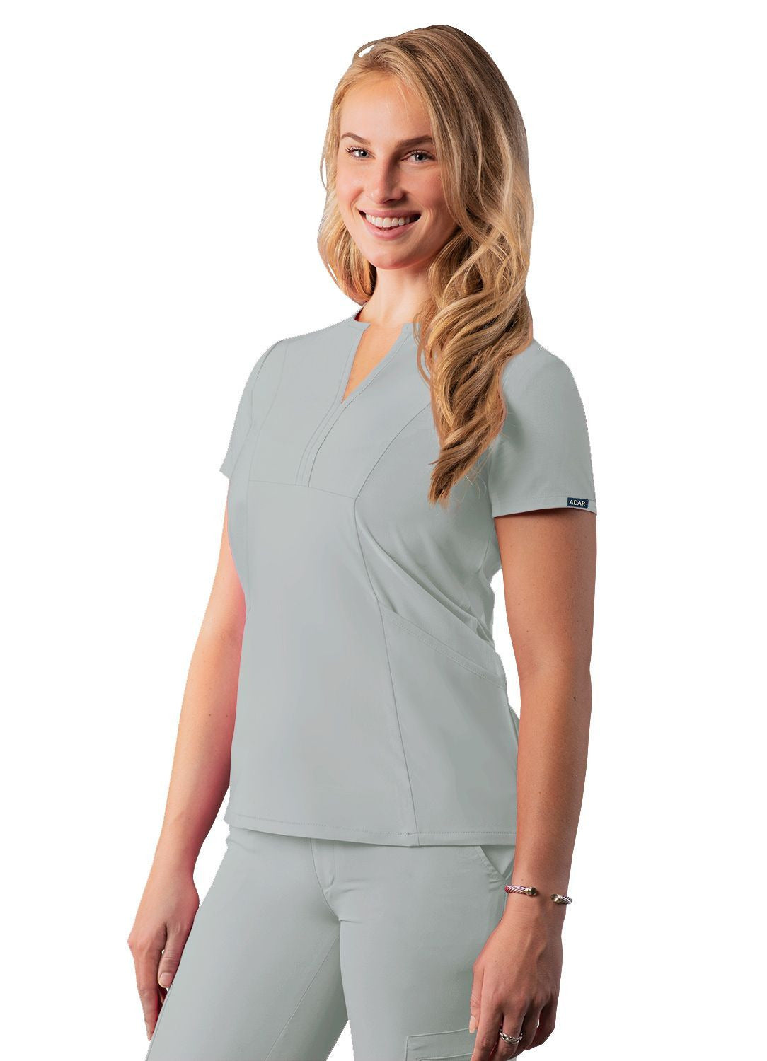 Adar Women's Notched V-neck Top 2