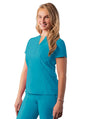 Adar Women's Notched V-neck Top 1