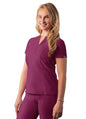 Adar Women's Notched V-neck Top 1