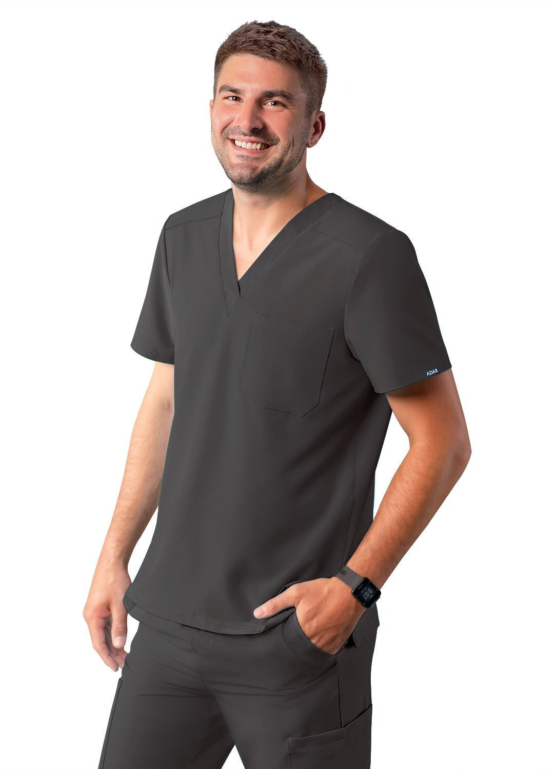 Adar Men's Classic V-Neck Top 1