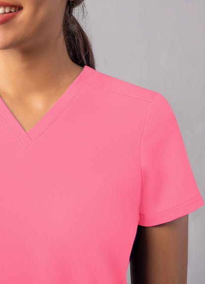 Adar Women's Modern V-Neck Top 2