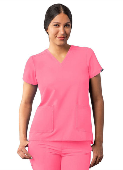 Adar Women's Modern V-Neck Top 2