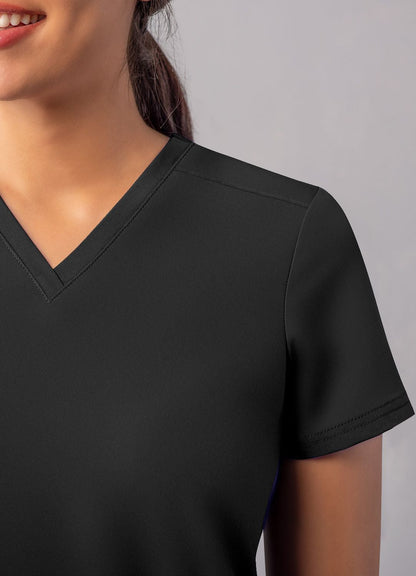 Adar Women's Modern V-Neck Top 1