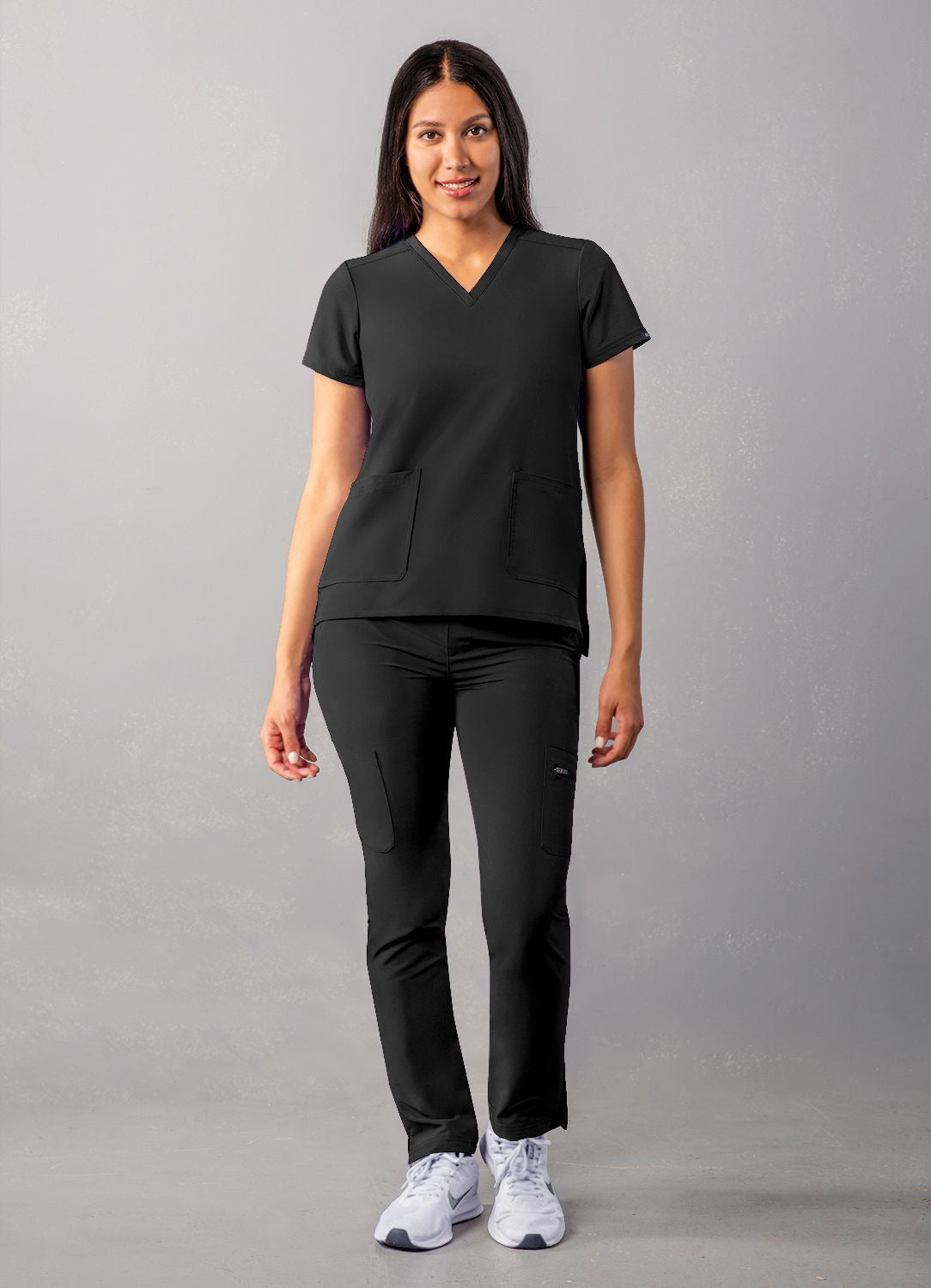Adar Women's Modern V-Neck Top 1