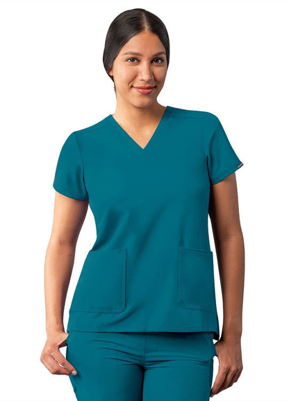 Adar Women's Modern V-Neck Top 1