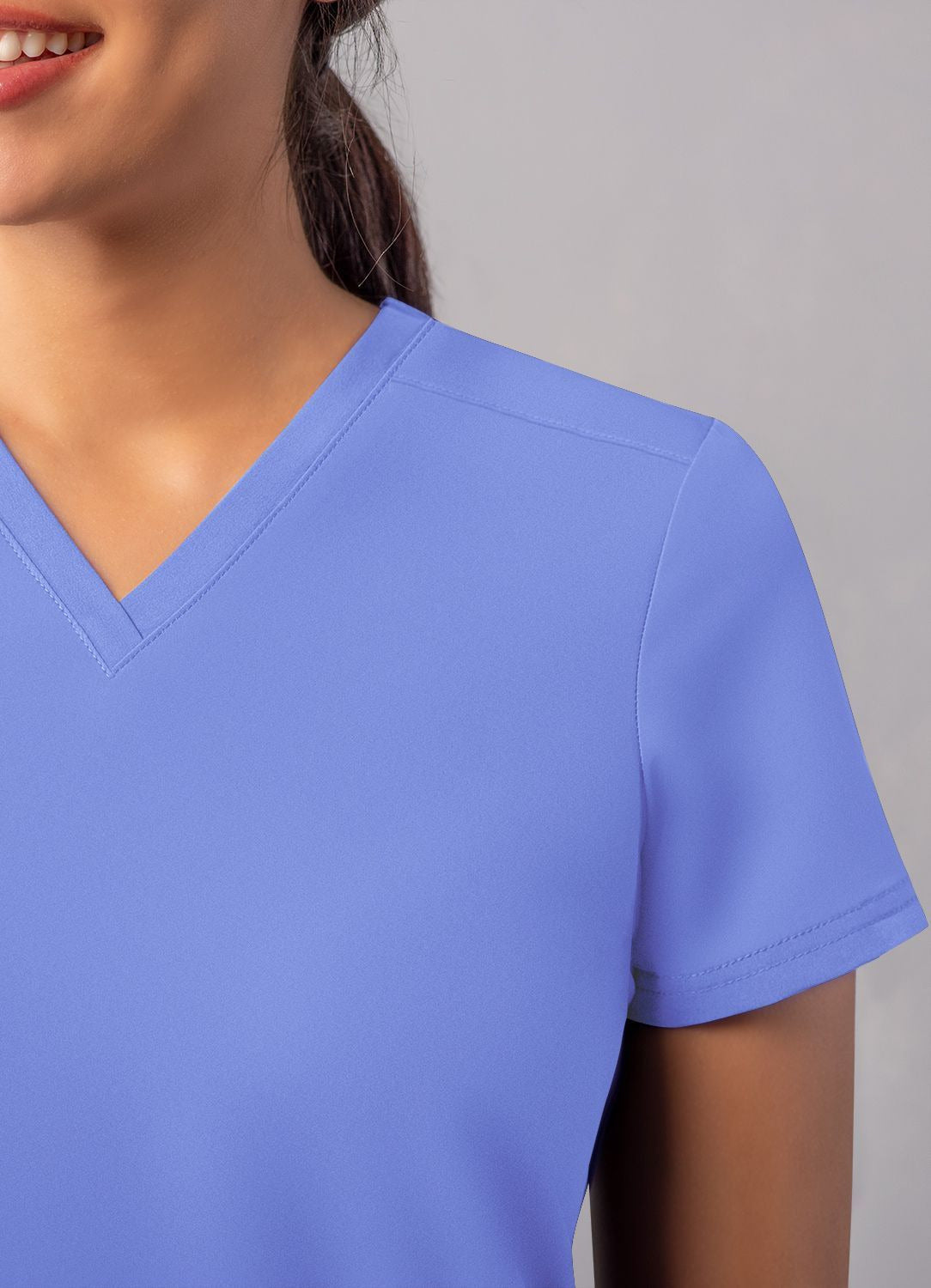 Adar Women's Modern V-Neck Top 1