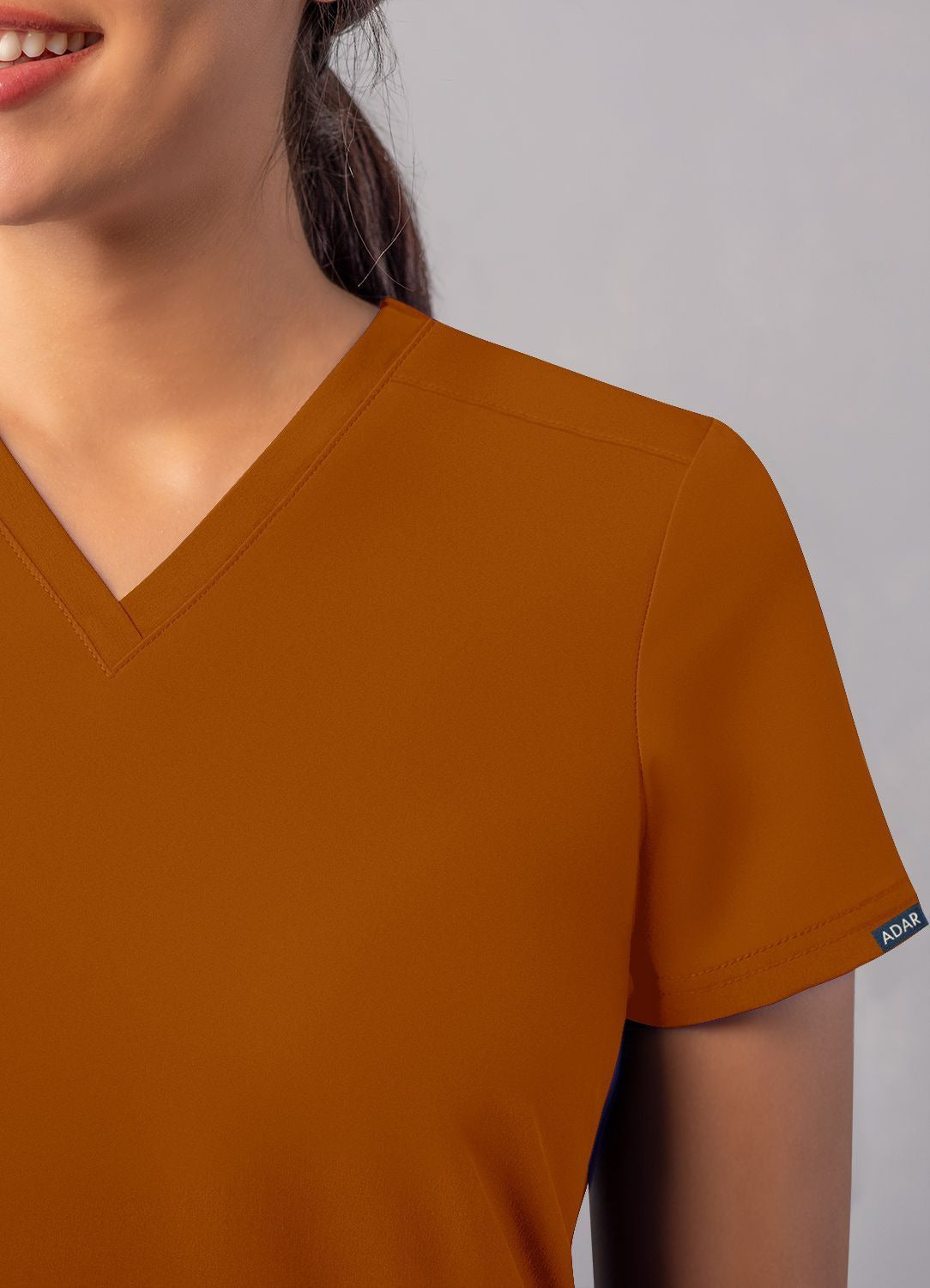 Adar Women's Modern V-Neck Top 2