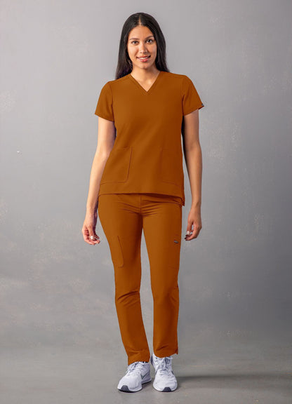 Adar Women's Modern V-Neck Top 2