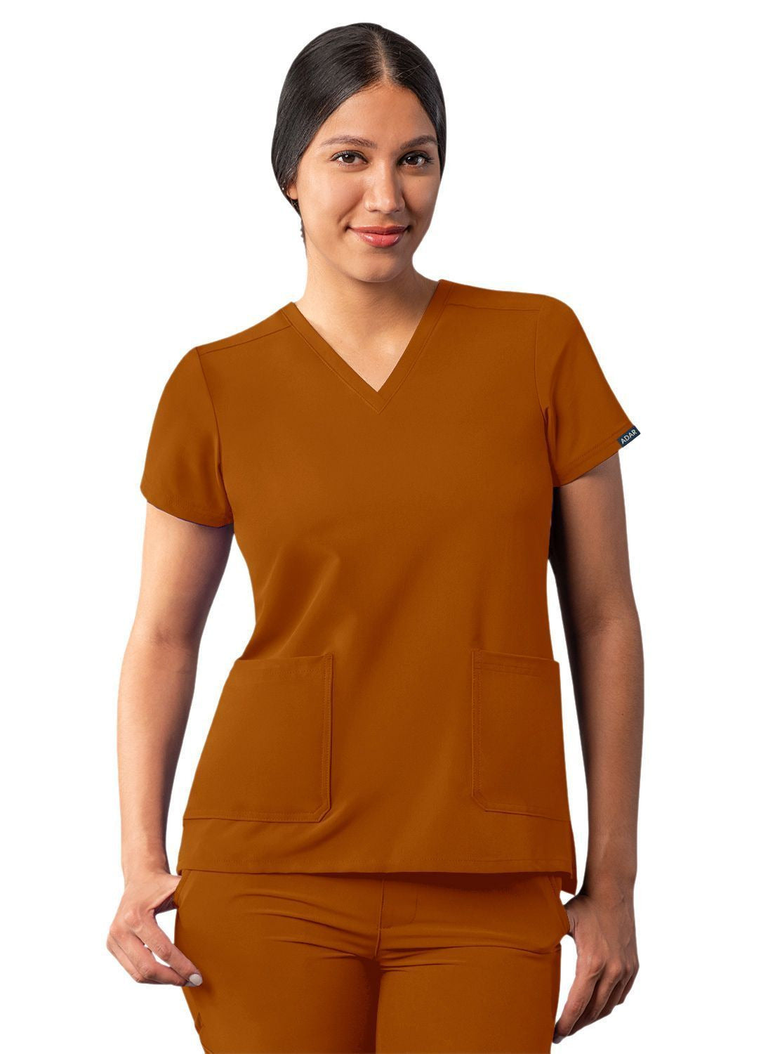 Adar Women's Modern V-Neck Top 2