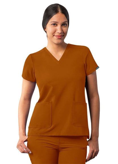 Adar Women's Modern V-Neck Top 2