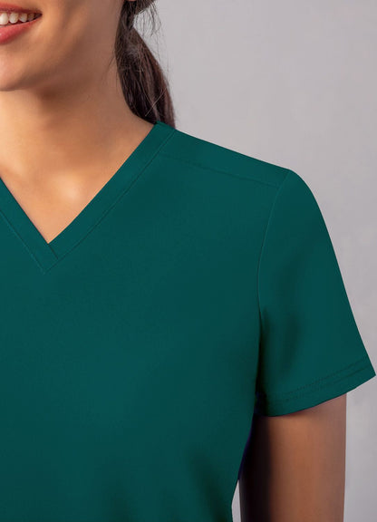 Adar Women's Modern V-Neck Top 2