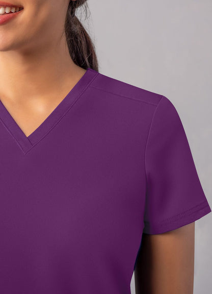 Adar Women's Modern V-Neck Top 1