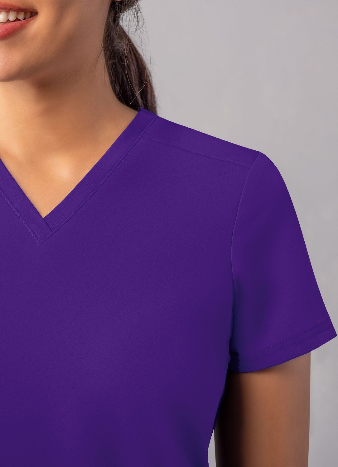 Adar Women's Modern V-Neck Top 2