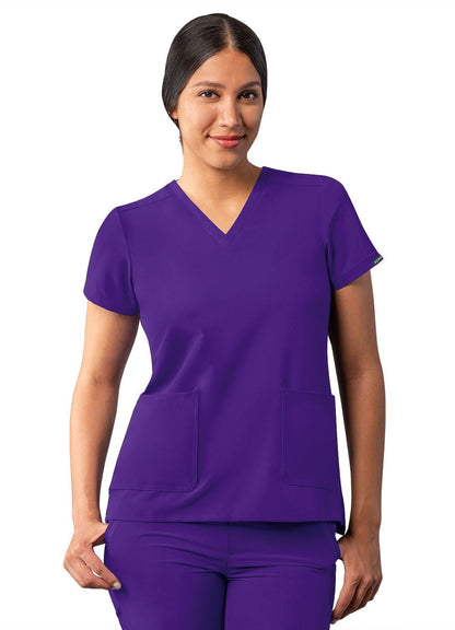 Adar Women's Modern V-Neck Top 2