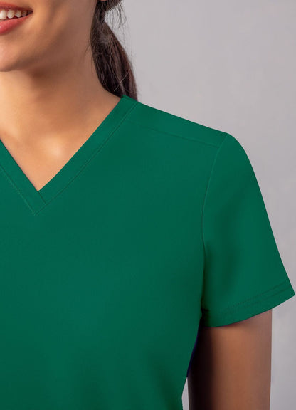 Adar Women's Modern V-Neck Top 1