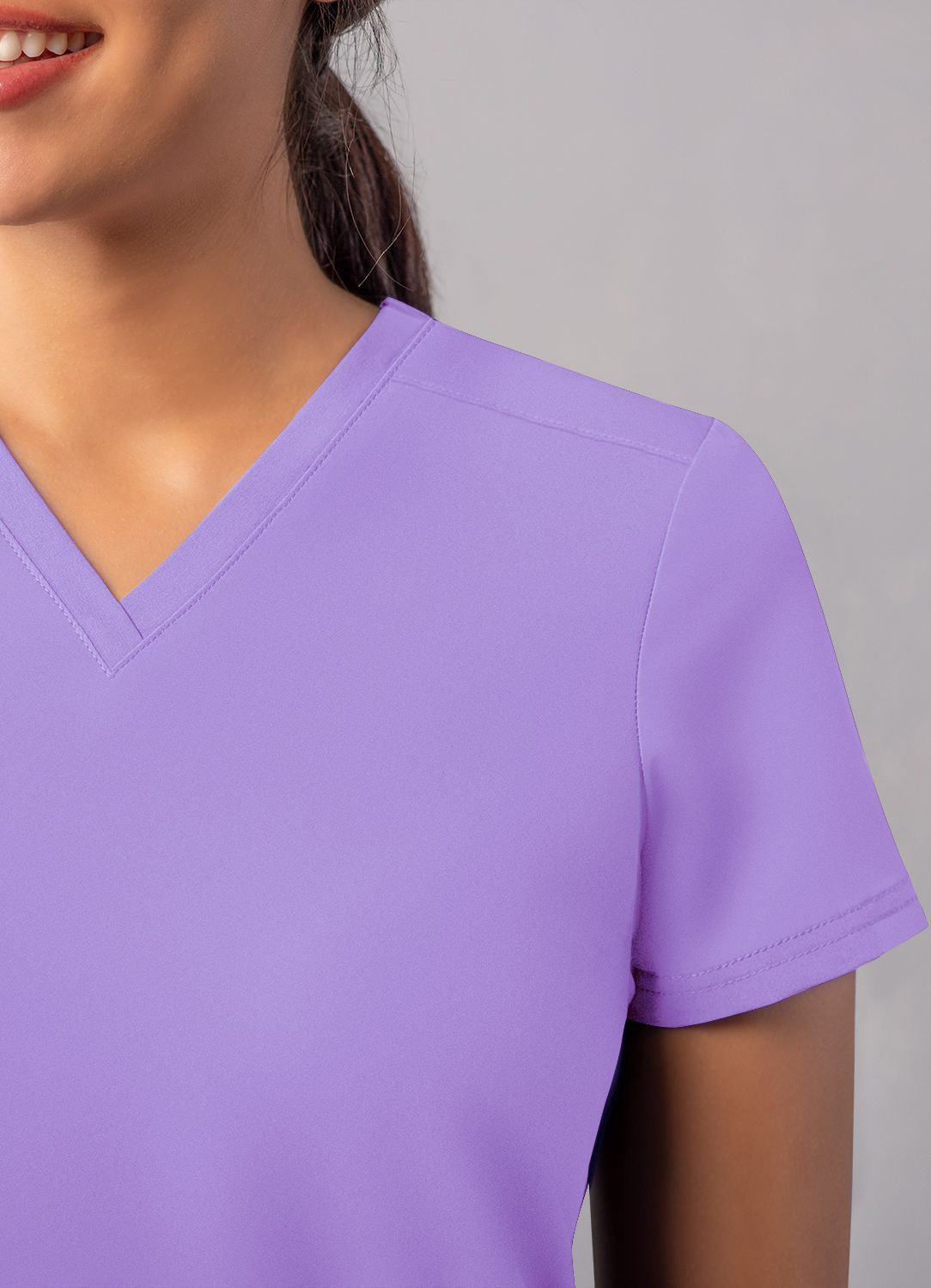 Adar Women's Modern V-Neck Top 2