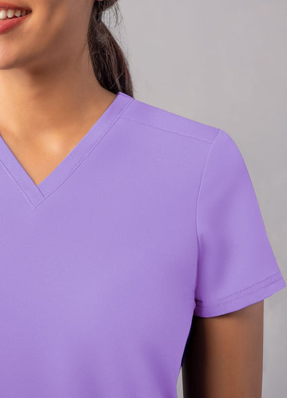 Adar Women's Modern V-Neck Top 2