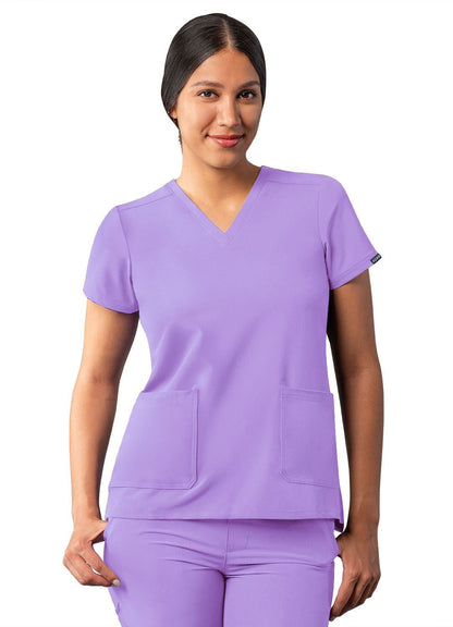 Adar Women's Modern V-Neck Top 2