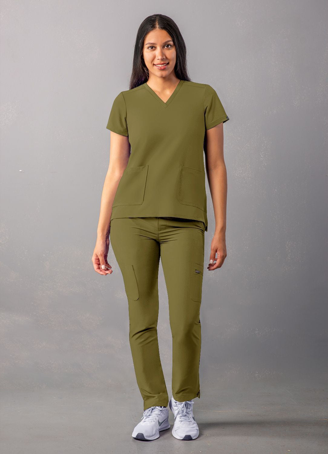 Adar Women's Modern V-Neck Top 1