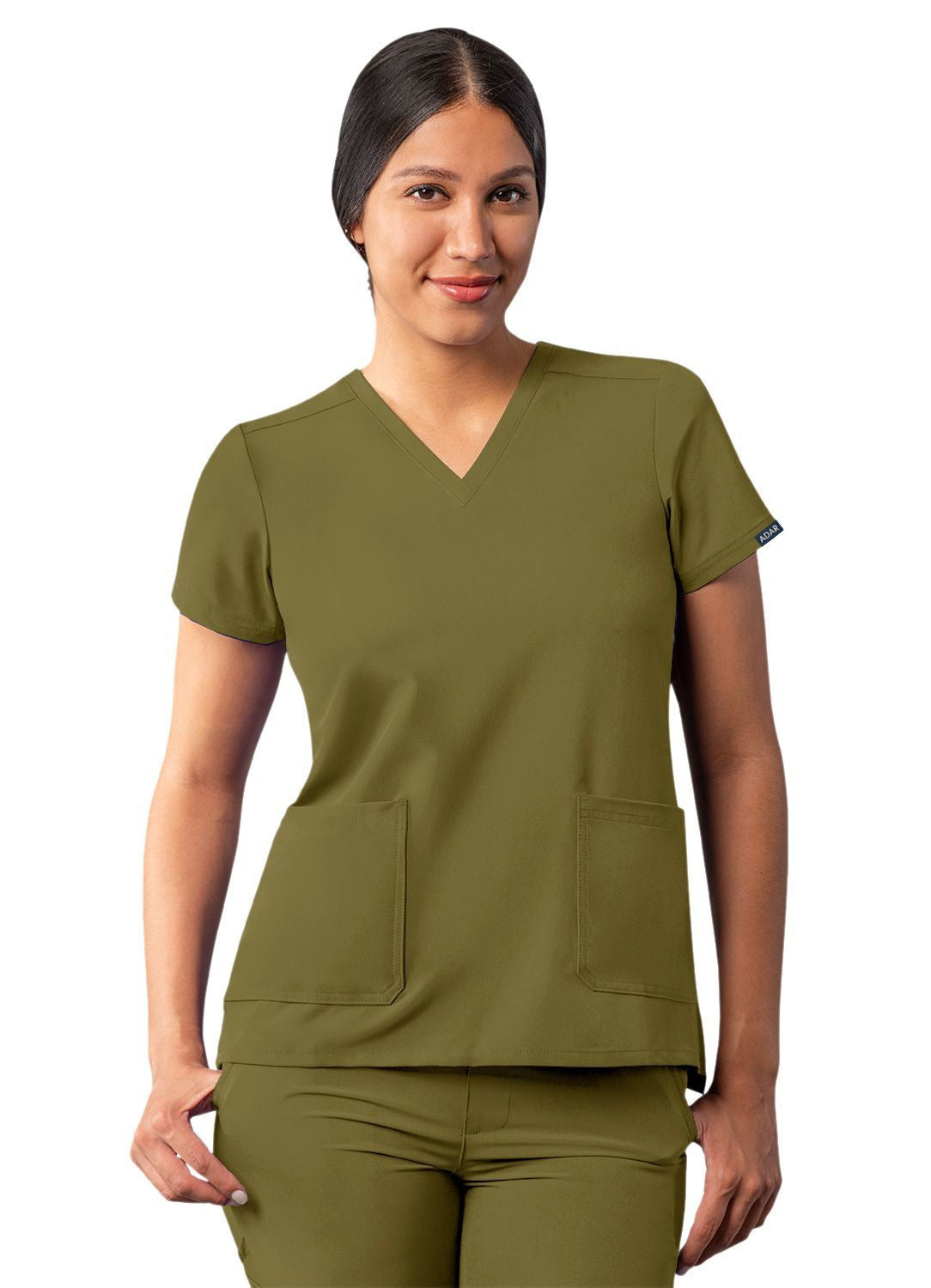 Adar Women's Modern V-Neck Top 1