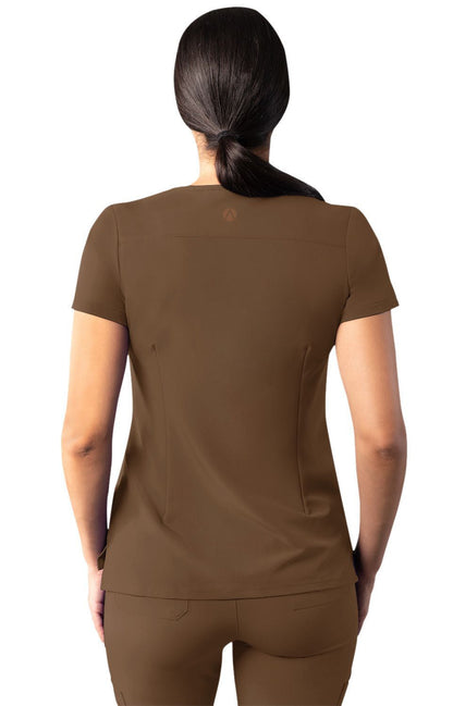 Adar Women's Modern V-Neck Top 2