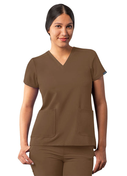 Adar Women's Modern V-Neck Top 2