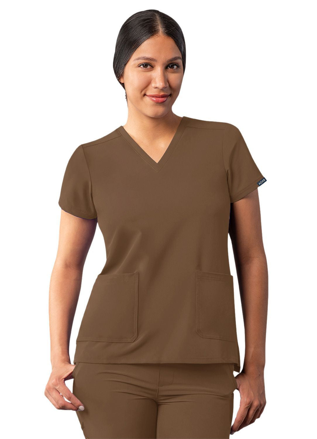 Adar Women's Modern V-Neck Top 2