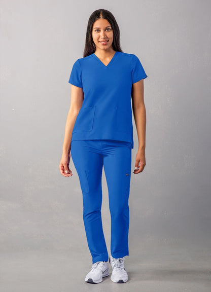 Adar Women's Modern V-Neck Top 1