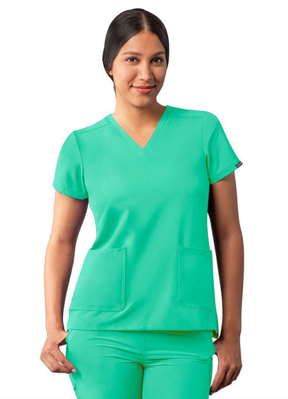 Adar Women's Modern V-Neck Top 2