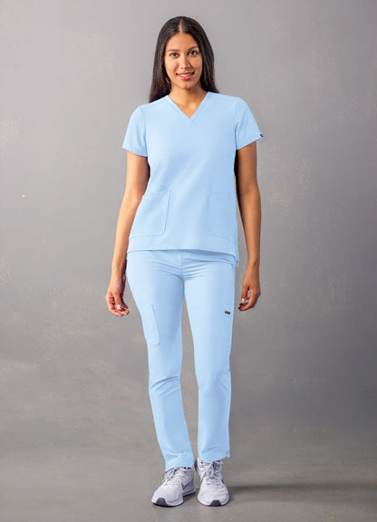 Adar Women's Modern V-Neck Top 1