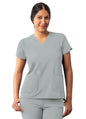 Adar Women's Modern V-Neck Top 2