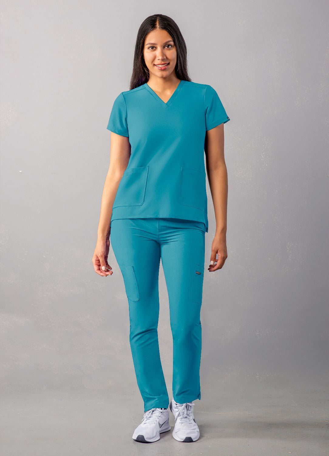 Adar Women's Modern V-Neck Top 1
