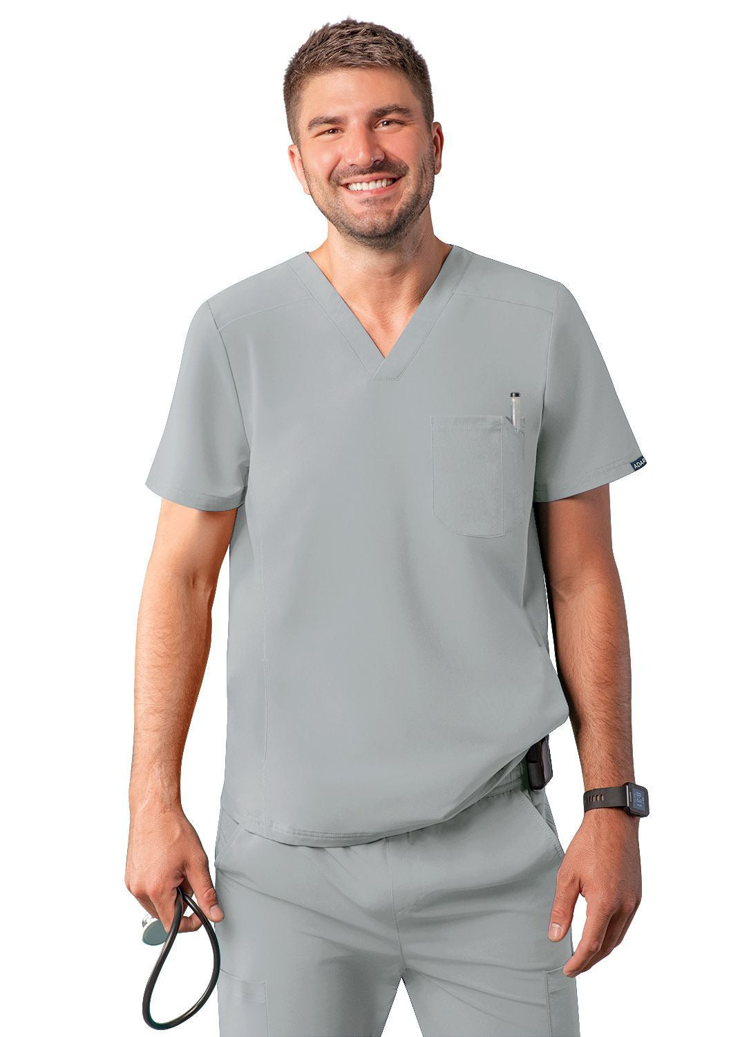 Adar Men's Modern V-Neck Top 2