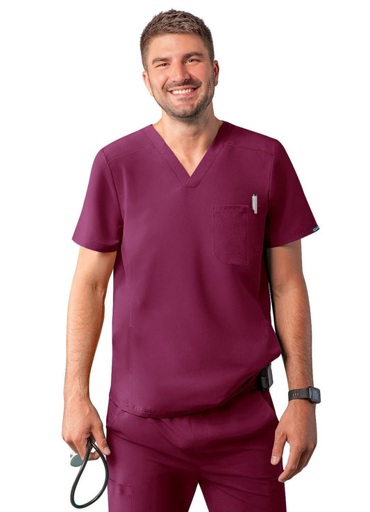 Adar Men's Modern V-Neck Top 2