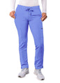 Adar Women's Skinny Leg Cargo Pant - Black - Caribbean Blue - Ceil Blue