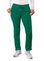 Adar Women's Skinny Leg Cargo Pant - Eggplant - Hunter Green - Martini Olive