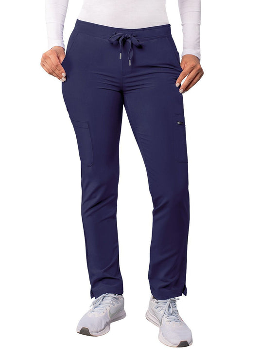 Adar Women's Skinny Leg Cargo Pant - Navy - Pewter - Royal Blue