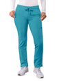 Adar Women's Skinny Leg Cargo Pant - Sky Blue - Soft Pink - Teal Blue