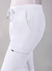 Adar Women's Skinny Leg Cargo Pant - White