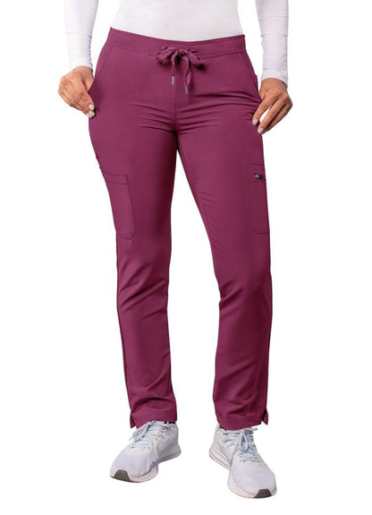Adar Women's Skinny Leg Cargo Pant - Wine - Caramel - Mocha Quartz