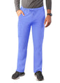 Adar Men's Slim Leg Cargo Pant - Black - Caribbean Blue - Ceil Blue