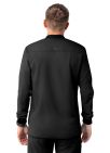 Adar Men's Zippered Jacket - Black - Caribbean Blue - Ceil Blue