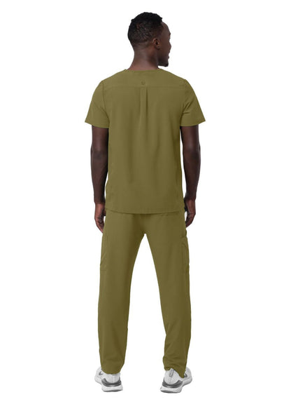 Adar Men's Go-Everyday Cargo Scrub Set