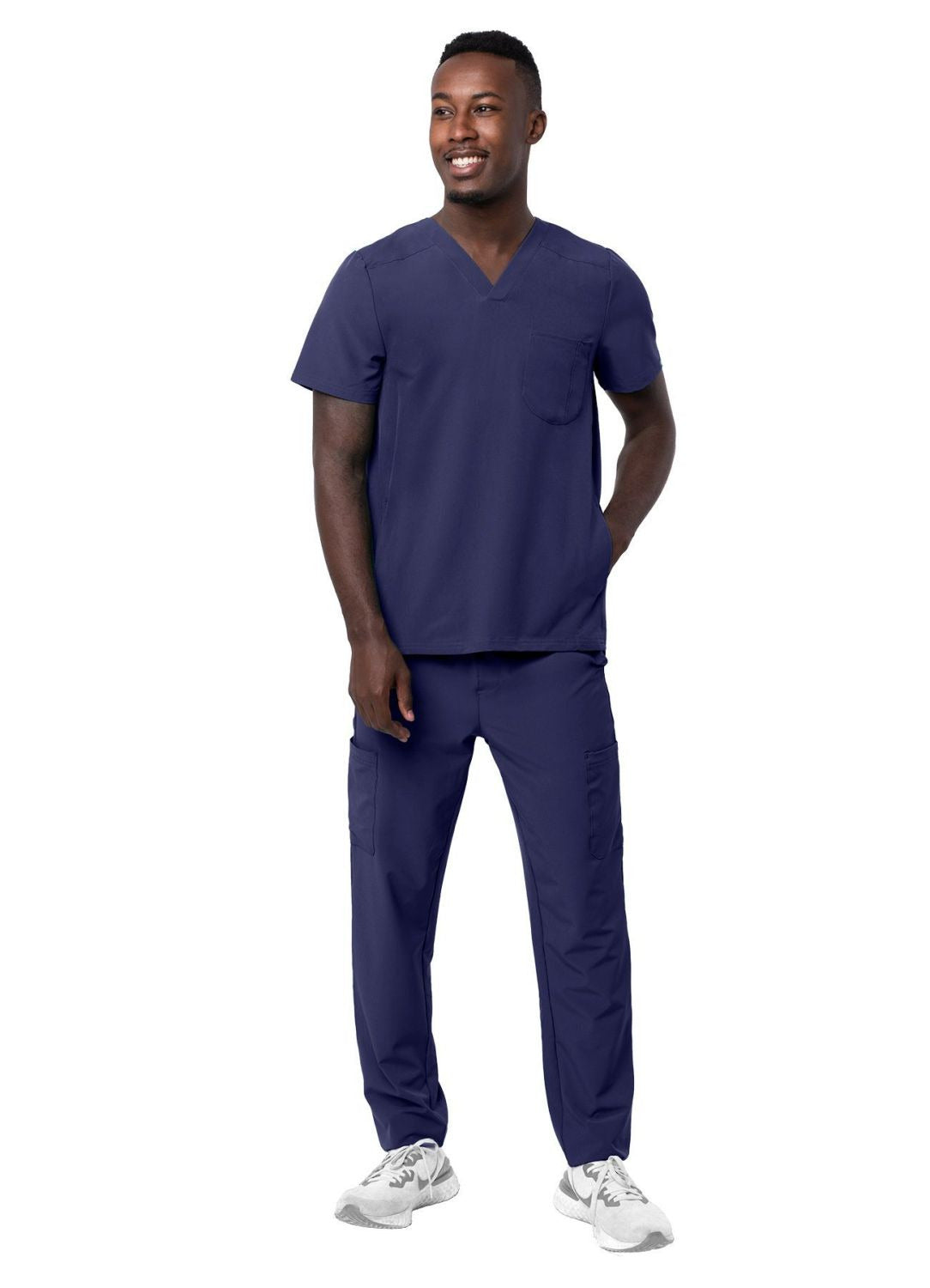 Adar Men's Go-Everyday Cargo Scrub Set