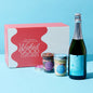 Hickory Farms Birthday Cupcake 2-Pack & Wine Gift Set
