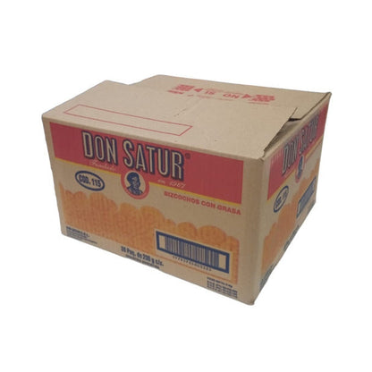 Pampa Direct Don Satur Classic Biscuits Bizcochos Wholesale Bulk Box, 200 g / 7.1 oz ea (30 count per box)