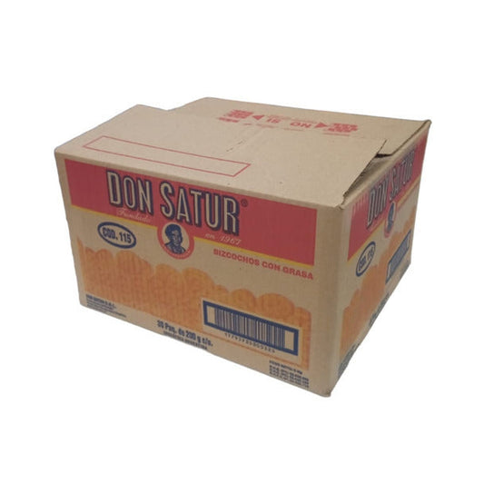 Pampa Direct Don Satur Classic Biscuits Bizcochos Wholesale Bulk Box, 200 g / 7.1 oz ea (30 count per box)