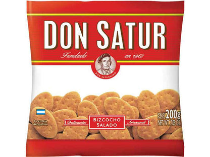 Pampa Direct Don Satur Classic Biscuits Bizcochos, 200 g / 7.1 oz (pack of 3)