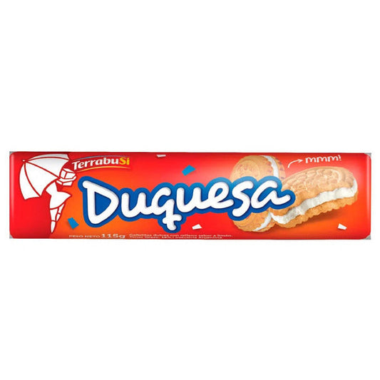 Pampa Direct Duquesa Galletitas Vanilla Cookies with Lemon Filling, 115 g / 4.05 oz (pack of 3)