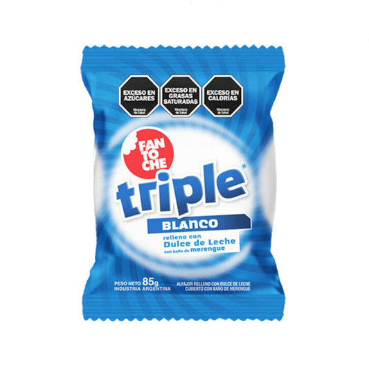 Pampa Direct Fantoche Alfajor Triple Sugar Coated with Dulce de Leche Large, 85 g / 3 oz (pack of 6)